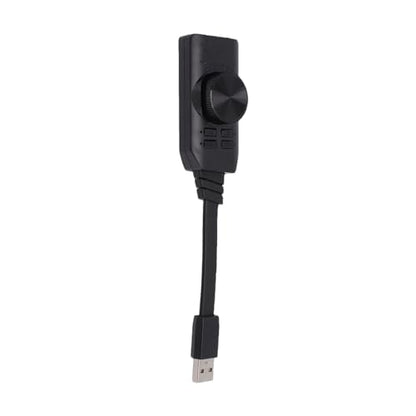 Fabater USB Sound Card, External Stereo Sound Card with Volume Control and 7.1 Surround, USB to 3.5mm Jack Audio Adapter for PC Laptop Desktop Headphone Switch