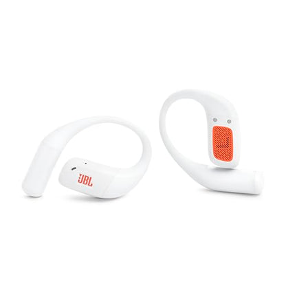JBL Endurance Zone Open Ear Earbuds, Waterproof, Secure Fit - White | IP68 Waterproof Design, up to 32-Hour Playtime With Quick Charge, Secure Earhooks For Running And Outdoor Fitness - color: White