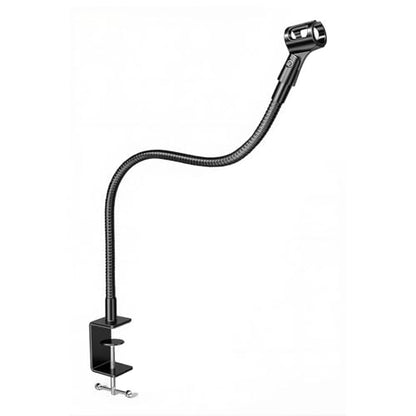 KC32 24-Inch Gooseneck Mic Stand, Heavy-Duty Desk Clamp for Podium | Flexible Arm Microphone Holder, Lectern Mount, 5/8-27 Thread, 3/8-16 Adapter, Mic Clip, Podcast, Pulpit, Studio, 2.2 lb Load - size: 24-INCH
