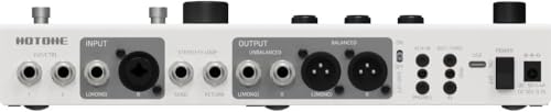 Hotone Ampero II Stage Multi-Effects Pedal Processor Guitar Amp Modeler Cab Simulation Dual Effect Chains w/FX Loop MIDI I/O Stereo OTG USB Audio Interface Tonebird Shure Mic MXR Cable Bundle MP-380