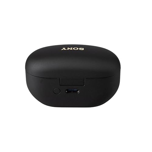 Sony WF-1000XM5 True Wireless Noise Canceling Earbuds (Black) Hi-Res Audio, Bluetooth 5.3, Adaptive ANC, Built-in Microphone with Goby Labs Cleaner and Microfiber Cloth Bundle - color: Black