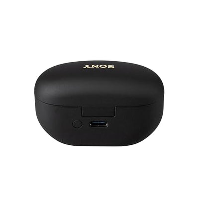 Sony WF-1000XM5 True Wireless Noise Canceling Earbuds (Black) Hi-Res Audio, Bluetooth 5.3, Adaptive ANC, Built-in Microphone with Goby Labs Cleaner and Microfiber Cloth Bundle - color: Black