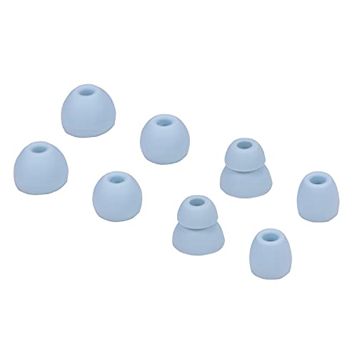 Replacement Eartips Silicone Earbuds Buds Set for Powerbeats Pro Beats Wireless Earphone Headphones,4 Pair (Blue) - color: Blue