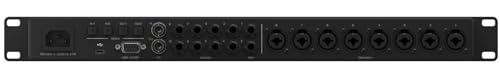 Fender Quantum HD 8 Bundle: 26x30 USB-C Audio Recording Interface, 32-bit/192 kHz, MAX-HD Mic Preamps, (8) RCXFM20E-B 20 ft Female to Male XLR Mic Cables, 9-items