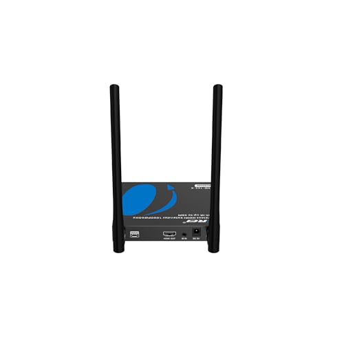 OREI 1080p Wireless HDMI Extender Receiver 165ft, 5.24GHz Loop-Out 1-Way IR | Wireless HDMI Receiver – HDMI 1.3, HDCP 1.4, 4.96Gbps, 5.18–5.24GHz, 70–120ms Latency, 24/7 Operation - size: 1080p, style: RX Only