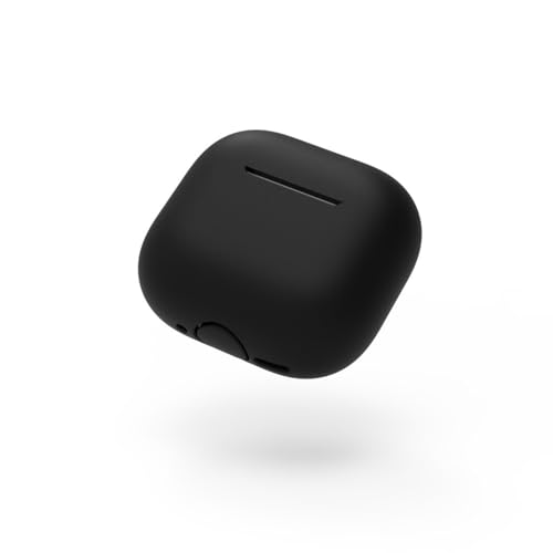 Thin Silicone Cover Effect Design Earbud Case Smooth Charging Silicone Protector for Earbuds Snug Case with Design - color: Blue