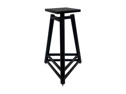 Monolith Easel Style Speaker Stand, 24in (Each) Adjustable Spikes, Supports up to 100 LBS, Sturdy Construction, Compatible with Most Bookshelf Speakers
