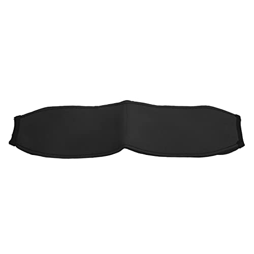 Comfortable Headset Headband Cover Pad for HD50 Headphones Zippered Easy Install Durable PU Leather 1 Pack (Black) - color: Black