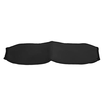 Comfortable Headset Headband Cover Pad for HD50 Headphones Zippered Easy Install Durable PU Leather 1 Pack (Black) - color: Black