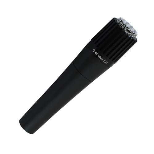 악기 마이크 ES-57 및 마이크 클립 - 프로페셔널 시리즈 ES57 다이나믹 카디오이드 단방향 - 악기, 드럼, 타악기, 보컬 등용 - 노래를 위한 전문 마이크
