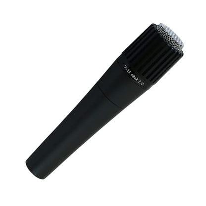 악기 마이크 ES-57 및 마이크 클립 - 프로페셔널 시리즈 ES57 다이나믹 카디오이드 단방향 - 악기, 드럼, 타악기, 보컬 등용 - 노래를 위한 전문 마이크