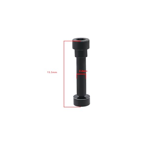 Create idea 2 Pcs Metal Hinge Swivel Screw Compatible with B-ose QuietComfort QC35 Headphone Repair Parts for Ear Cup Rotation Mechanism,Black