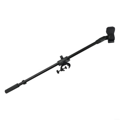 Adjustable Microphone Stand Boom Arm Mount With Holder Extension Bracket 360 Degree Rotating Desktop Mic Stand Clip For Studio Broadcasting Recording Live Streaming 55CM Length(Mic Clip B) - size: Mic Clip B