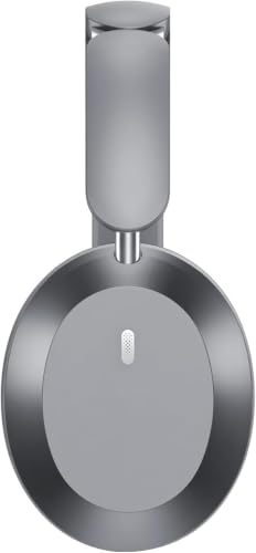 Wentronic Y04 Bluetooth Headphones Active Noise Cancelling Wireless Over Ear Headphones Foldable High Sound Quality Headphones with Soft Ear Cushion for Travel - Grey - color: Grey