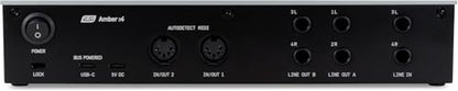 ESI Amber i4 – USB Audio Interface for Producers, Musicians, Singers, Songwriters, and Bands, 4-in/4-out with MIDI I/O, Professional Software Included - size: Amber i4 (2 Pre, 2 Line/4 Out)