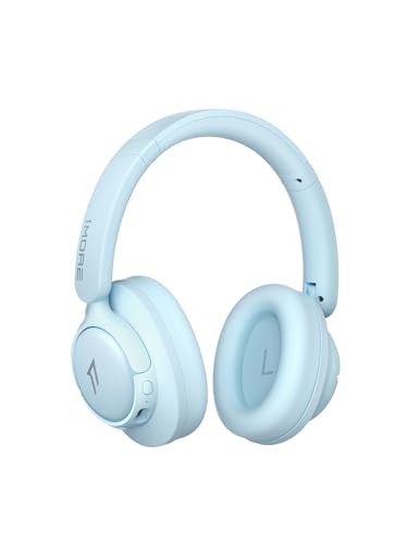 1MORE Wireless Bluetooth Noise-canceling Headphones - HQ31 SonoFlow SE Over-Ear Headphones with Hi-Res Audio, 90H Playtime, Clear Calls, Preset EQ Via App, Comfort for Home Office Travel(Blue) - color: Blue