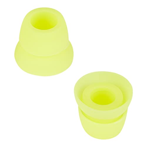 Ear Tips Earbud Tips Earbud Replacement Tips Replacement Earbud Tips Ear Tips For Earbuds Earbud Covers Silicone Tips Compatible With Powerbeats 1 2 3 Wireless Beats By Dre Headphones,4 Pairs (Yellow)