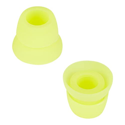 Ear Tips Earbud Tips Earbud Replacement Tips Replacement Earbud Tips Ear Tips For Earbuds Earbud Covers Silicone Tips Compatible With Powerbeats 1 2 3 Wireless Beats By Dre Headphones,4 Pairs (Yellow)