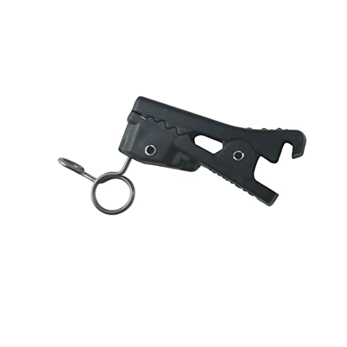 ABS Plastic Lavalier Microphone Tie Clip for Rode Lavalier GO, SmartLav + Lapel Microphone, Pack of 2 (4.5mm) - size: 4.5mm