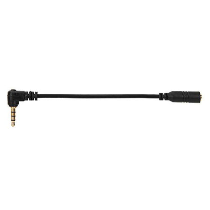 Joyzan TRS to TRRS Adapter Cable, 3.5mm Microphone Audio Headset Adapter | Female to Male Headphones Converter Cords DSLR Camera PC Laptop Smartphone Tablet Recorders Computer Camcorders Mixers
