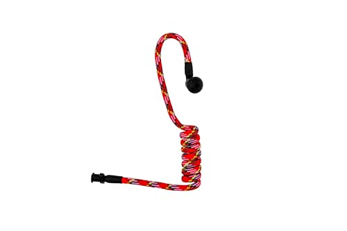 FilmPRO Surveillance Radio Earpiece with Mic, Red RX7 | Durable 2-Pin Connector, Film & TV Production Use, Compatible with Walkie Talkies - color: Red RX7