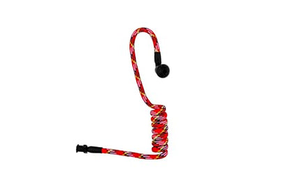 FilmPRO Surveillance Radio Earpiece with Mic, Red RX7 | Durable 2-Pin Connector, Film & TV Production Use, Compatible with Walkie Talkies - color: Red RX7