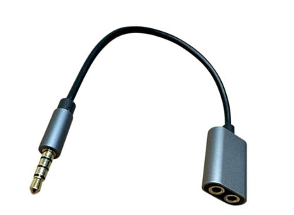 DIYTECH 3.5mm Audio Splitter for Dual Headphones, Aux Adapter for PC and Multiple Devices