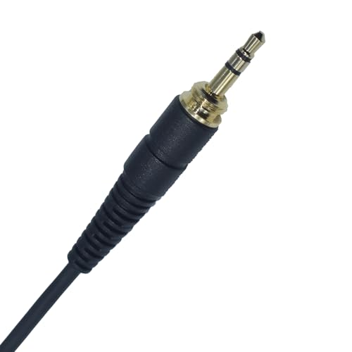 Braided Coiled Female MiniXLR to 3.5mm/1-4 TRS Headphone Cable | Long Stereo Audio Replacement Cable, with 1/8" to 6.35mm adapter, Compatible with Beyerdynamic AKG, Gold Plated, 13 Feet(4m)