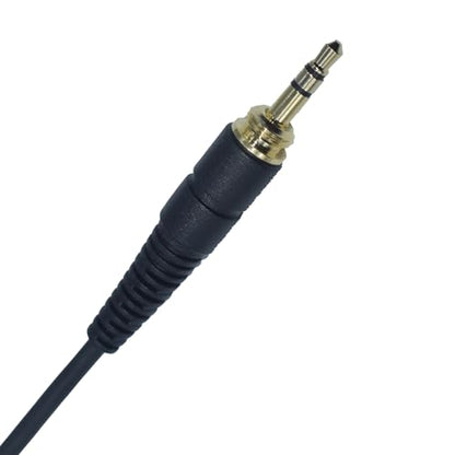 Braided Coiled Female MiniXLR to 3.5mm/1-4 TRS Headphone Cable | Long Stereo Audio Replacement Cable, with 1/8" to 6.35mm adapter, Compatible with Beyerdynamic AKG, Gold Plated, 13 Feet(4m)