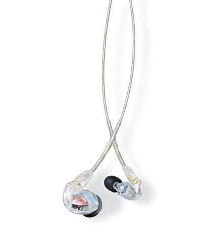 Shure SE425 PRO Wired Earbuds - Professional Sound Isolating Earphones with Detailed Sound, Dual-Driver Hybrid, Secure in-Ear Fit, Detachable Cable, Durable Quality, Clear | Professional Sound Isolating Earphones with Detailed Sound, Dual-Driver Hybrid, S