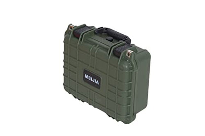 MEIJIA All Weather IP67 Waterproof Hard Camera Case,Hard Protective Case,Hard Case with Customizable Foam,Fit Use of Drones,Camera,Equipments,Pistols(Green,13.35 x11.63x5.98inches) - color: Green, size: 13.35 x11.63x5.98inches