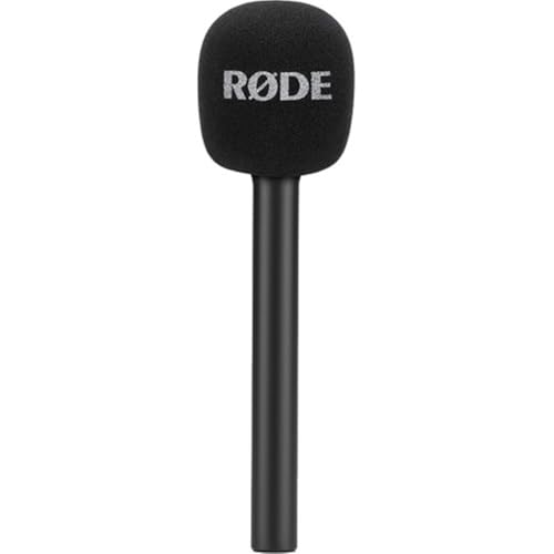 RØDE Wireless GO (Gen 3) 2-Person Compact Digital Wireless Microphone System/Recorder | 2.4 GHz, Stone Bundle with GO Handheld Mic Adapter + Lavalier Microphone + Furry Windscreen + Cloth (5 Items) - color: Stone