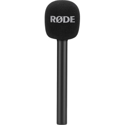 RØDE Wireless GO (Gen 3) 2-Person Compact Digital Wireless Microphone System/Recorder | 2.4 GHz, Stone Bundle with GO Handheld Mic Adapter + Lavalier Microphone + Furry Windscreen + Cloth (5 Items) - color: Stone