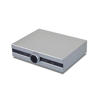 Gustard Audalytic HP70 Fully Balanced Discrete Headphone Amplifier, LME49720 Dual OP-Amps Class A Amp, 2xRCA/XLR Input 4.4mm Balanced/6.35mm Single-End Headphone/Rear XLR Preamplifier (Silver) - color: Silver