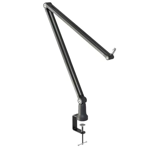 Professional Mic Arm Desk Mount Heavy Duty All Metal Microphone Boom Arm with Hidden Cable Management 360° Adjustable Mic Stand ideal for Studio Recording Streaming