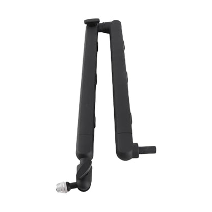HUIOP Microphone Boom Arm Low Profile Adjustable Stick Microphone Arm Stand with Desk Mount Clamp Screw Adapter Cable Management Metal Mic Boom Arm for Podcast Streaming Gaming Studio