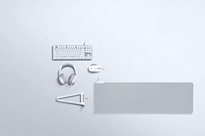 Razer Kraken X Ultralight Gaming Headset: 7.1 Surround Sound Capable - Lightweight Frame - Integrated Audio Controls - Bendable Cardioid Microphone - for PC, PS4, Nintendo Switch - Mercury White