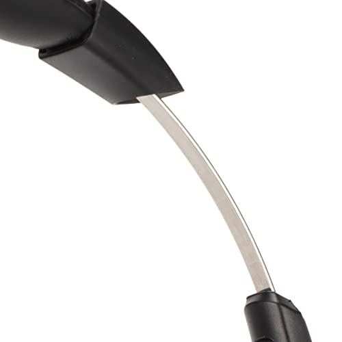 2.5mm Office Headset Dual Ear Telephone Headphone with Noise Cancelling Microphone for Phone Sales Hospitals Banks, Binaural Business Headset Compatible with 2.5mm Jack Devices