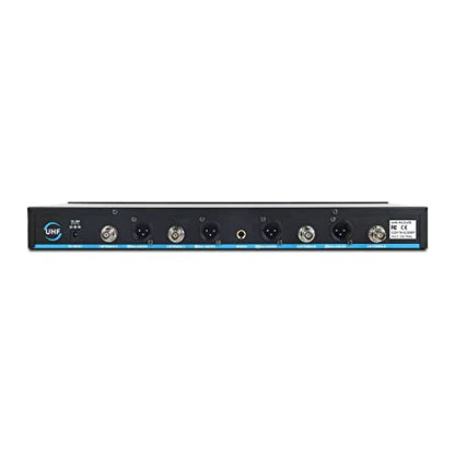 XTUGA 8 Channel Wireless Conference Microphone System,Gooseneck Mics(CM280) | UHF Fixed Frequency,Auto Scan,PLL Locked,Professional Conference Mics for Conferences Room/Lecture/Church/Public Speaking