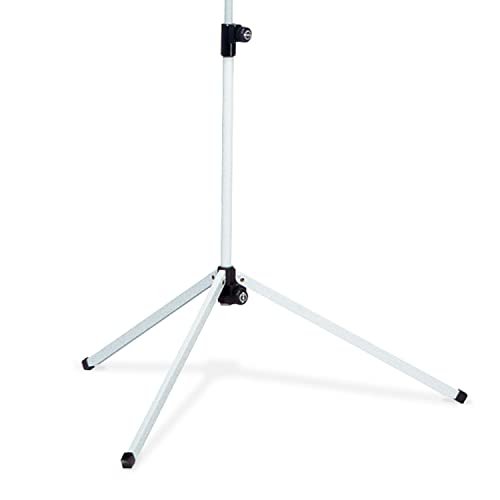 K&M Konig & Meyer 10010.000.57 Colorful Music Stand | Large Deep Desk | Sturdy Base | Adjustable 3pc Telescopic Design | Folding Compact | Pro Grade for Musicians | German Made | White - color: White