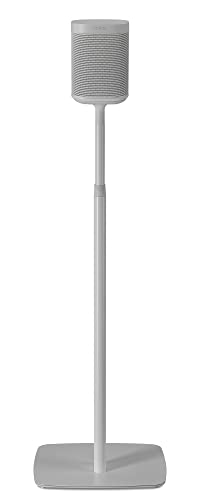 Flexson Adjustable Floor Stands for SONOS One and SONOS Play:1 (Pair, White)