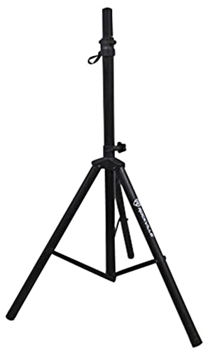Rockville Tripod DJ PA Speaker Stand. Adjustable Height - Black