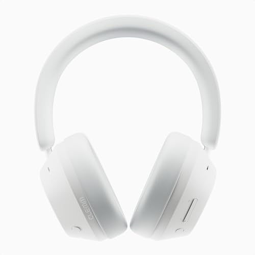 Clemm Preset Wireless Over-Ear Headphones, 95H Playtime, Bluetooth, 40mm Drivers, Built-in Mic, Memory Foam Earcups, Aux Cable Included, Foldable Design, Ivory - color: Ivory
