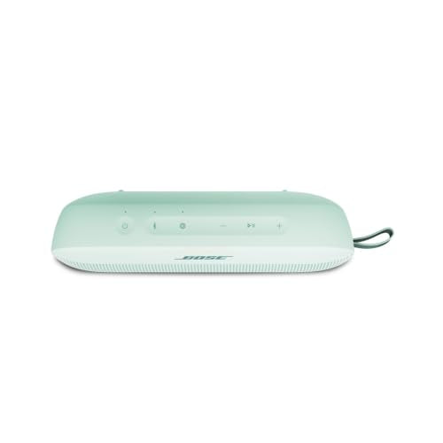 Bose SoundLink Flex Bluetooth Speaker (2nd Gen) - Portable Outdoor Speaker with Hi-Fi Audio, Waterproof and Dustproof, USB-C, Up to 12 Hours Battery Life, Dewdrop Mint - Limited Edition Color - color: Dewdrop Mint