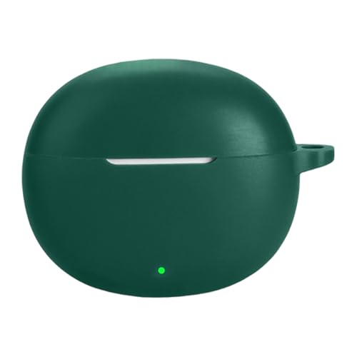 Soft Silicone Case Protective Sleeve for Earbuds Shockproof Lightweight Design Easily Charging Port Access - color: green