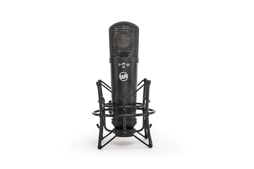 Warm Audio WA-87jr Large Diaphragm Condenser Mic with Shockmount, Rich Studio-Grade Sound for Vocals, Instruments, Podcasts, Black - color: Black