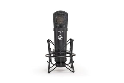 Warm Audio WA-87jr Large Diaphragm Condenser Mic with Shockmount, Rich Studio-Grade Sound for Vocals, Instruments, Podcasts, Black - color: Black