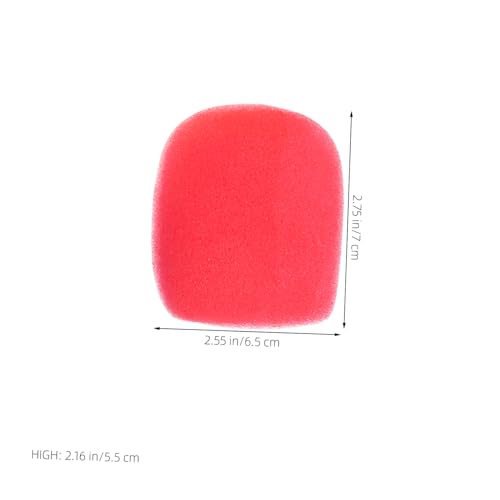 BESPORTBLE 20pcs Microphone Accessories Ktv Mic Covers Sponge Mic Cover Sanitary for Live Performances