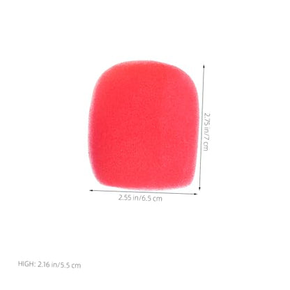 BESPORTBLE 20pcs Microphone Accessories Ktv Mic Covers Sponge Mic Cover Sanitary for Live Performances