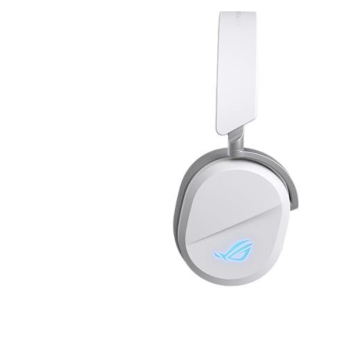 ASUS ROG Pelta Wireless Gaming Headset with Detachable Mic - White - color: WHITE